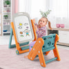 Kid Easel Table and Chair Set Portable Folding Art Easel Toddler Drawing Board