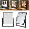 Hollywood Cosmetic Mirror LED Light MakeUp Vanity Shaving Bath Round/Rectangular