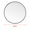 Bathroom Bedroom Round Mirror Metal Frame Wall Mount Vanity Mirror 40/50/60/80cm