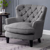 Chesterfield Armchair Button Back Tufted Wing Back Accent Tub Seat Fireside Sofa