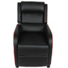 Gaming Recliner Chair Cinema Armchair PU Leather Manual Recline Single Sofa