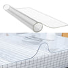 2mm Clear Soft Glass Wipe Tablecloth Clean Mat Waterproof Table Protection Cover