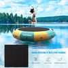 10FT Inflatable Water Bouncer Recreational Trampoline w/ 500W Electric Inflator