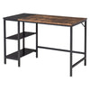 Computer Desk, Home Office Desk for Study, Writing with 2 Storage Shelves