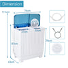 Portable Washing Machine Twin Tube Laundry Washer Spiner Built-in Drain Pump