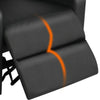 Recliner Chair Adjustable Leather Sofa Living Room Armchair for Home Bedroom