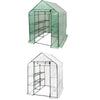 Greenhouse 143x143x195cm PE Garden Plant Grow Green House with Shelves Outdoor