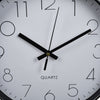 30cm Modern Wall Clock Dinner Vintage Home Office Dining Room Glass Face Clocks