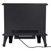 Free Standing Electric Fireplace LED Flame Fire Heater Retro Design Stove 1800W