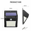 Solar Powered Motion Sensor 40 LED Wall Light Garden Outdoor PIR Security Lamp