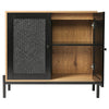 Modern Wood Rattan Doors Drawer TV Stands Cabinet Sideboard Console Coffee Table