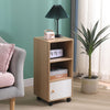 Mobile Filing Cabinet with Storage & Door File Cabinet Side Table Bedside Table