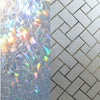 Rainbow Non-Adhesive Colourful Privacy Window Film Frosted Pattern Glass Film