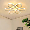Modern Chandelier LED Lamp White Frame Ceiling Light Living Room Pendant Lights
