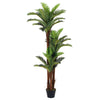 150cm Large Artificial Palm Tree Fake Tropical Plant in Pot Garden Outdoor Decor