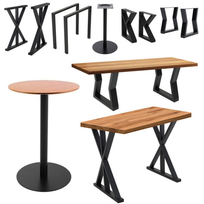 Industrial Metal Table Legs Dining Bench Coffee Desk Home Office Furniture Stand