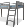 High Sleeper Bed Cabin Loft Bed Solid Wood Pine Frame Childrens Kids Single 3FT