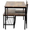 Dining Table and 2 / 4 Chairs Bench Set 4 / 6 Seater Home Kitchen Room Furniture