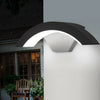 Curve Halo Modern IP54 LED Outdoor Security Wall Mounted Light White /Warm white