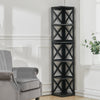 3/5Tier Wooden Corner Shelf Stand Bookshelf Home Storage Furniture Shelving Rack