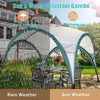 Large Outdoor Gazebo Dome Sun Shelter Party Tent for Garden Camping Shade