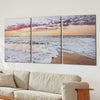 Set of 3 Sea Canvas Wall Art Prints Frameless Canvas Poster Landscape Picture UK