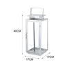 Stainless Steel Lanterns Candle Holder Stand Hanging/Free Standing Wedding Decor