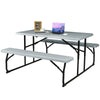 Foldable Picnic Table Bench Set Outdoor Garden Camping Furniture Gathering/Part