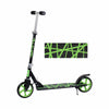 Folding Kick Push Scooter Teens Adult Ride On Adjustable Height W/Strap&Brake UK