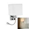 Modern LED Wall Light Sconce Bedroom Bedside Living Room Night Reading Lamp