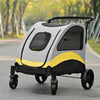 Pet Jogger Stroller Trolley Dog Pushchair Pram Buggy Carrier Puppy House Bed55kg