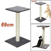 NEW Cat Scratching Post Play 69cm Grey Woven Sisal Post Tall Climbing Tree UK