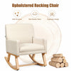 Fabric Upholstered Recliner Rocking Chair Armchair Lounge Sofa Seat Relax Rocker
