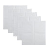 Large XPE 3D Tile Brick Ceiling Panel Wall Sticker Self Adhesive Wallpaper Decal
