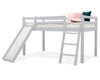 Kids Bunk Beds Pine Wood 3FT Single Bed Frame Cabin Mid Sleeper Slide & Ladder