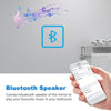 Bluetooth Bathroom Mirror with LED Light 3 Colors Touch Sensor Demister Pad