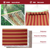 Outdoor Beach Double Hammock Portable Swing Chair Seat with Detachable Pillow
