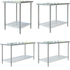 High Quality Kitchen Table Worktop Work Bench Catering Backplash Stainless Steel