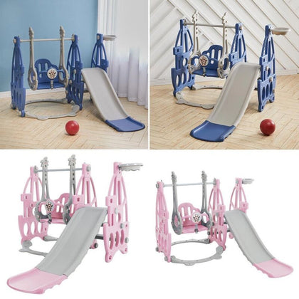 Toddler Garden Swing Slide & Climber Set Kids Baby Indoor Outdoor Playground Toy