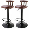 1/2X Bar Stools Velvet Breakfast Chair Kitchen High Counter Stool Pub Restaurant