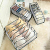 Foldable Underwear Storage Box Compartment Underpants Bra Organizer Drawer UK