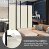 4 Panels Folding Room Divider Lightweight Wall Partition 182CM Privacy Screen