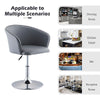 1 x PU Faux Leather Salon Chair Bar Stool Swivel Rotating Adjustable Height Sofa