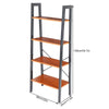 Vintage Metal Ladder Shelving 4 Tier Tall Bookshelf Plant Stand Storage Shelf