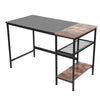 Computer Desk Working Study Writing PC Table Home Office Student with Book Shelf