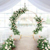 Wedding General Round Metal Wedding Arch Frame 30-200cm Moongate Flower Stand UK