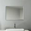 600x450 Frameless Bathroom Mirror Plain with Wall Mounted Hanging Fixing Mirror