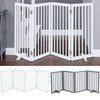 Foldable Dog Gate 3/4Panel Pet PlayPen Fence Safety Barrier Room Divider w/ Feet