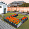 5Grid Garden Raised Vegetable Planter Outdoor Flower Trough Herb Grow Bed Box