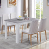 Wood Dining Table Rectangular Kitchen Dining Room 4 Seaters 120*80*75 cm Table